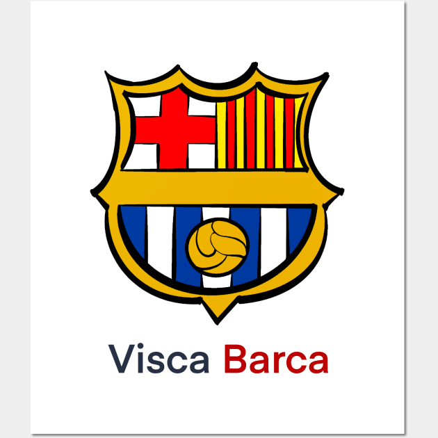 Barca Wall Art by Andrea Ruiz Designs